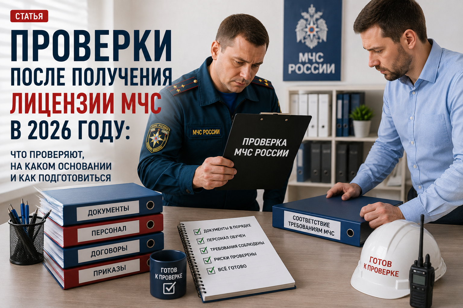 Проверки после получения лицензии МЧС в 2026 году